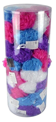 Clean Logic Silky Mesh Bath Sponge (72 Pieces) Display Floor