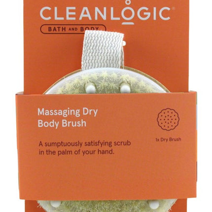 Clean Logic Bath & Body Massaging Dry Body Brush