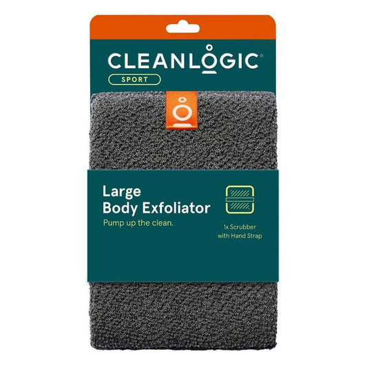 Clean Logic Sport Large Body Exfoliator With Hand Strap