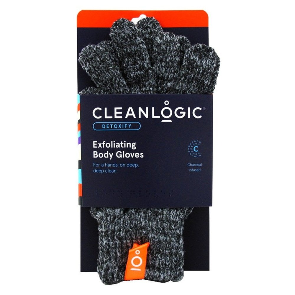 Clean Logic Detoxify Exfoliating Body Gloves