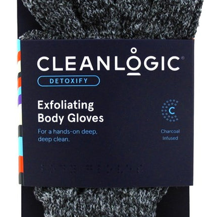 Clean Logic Detoxify Exfoliating Body Gloves