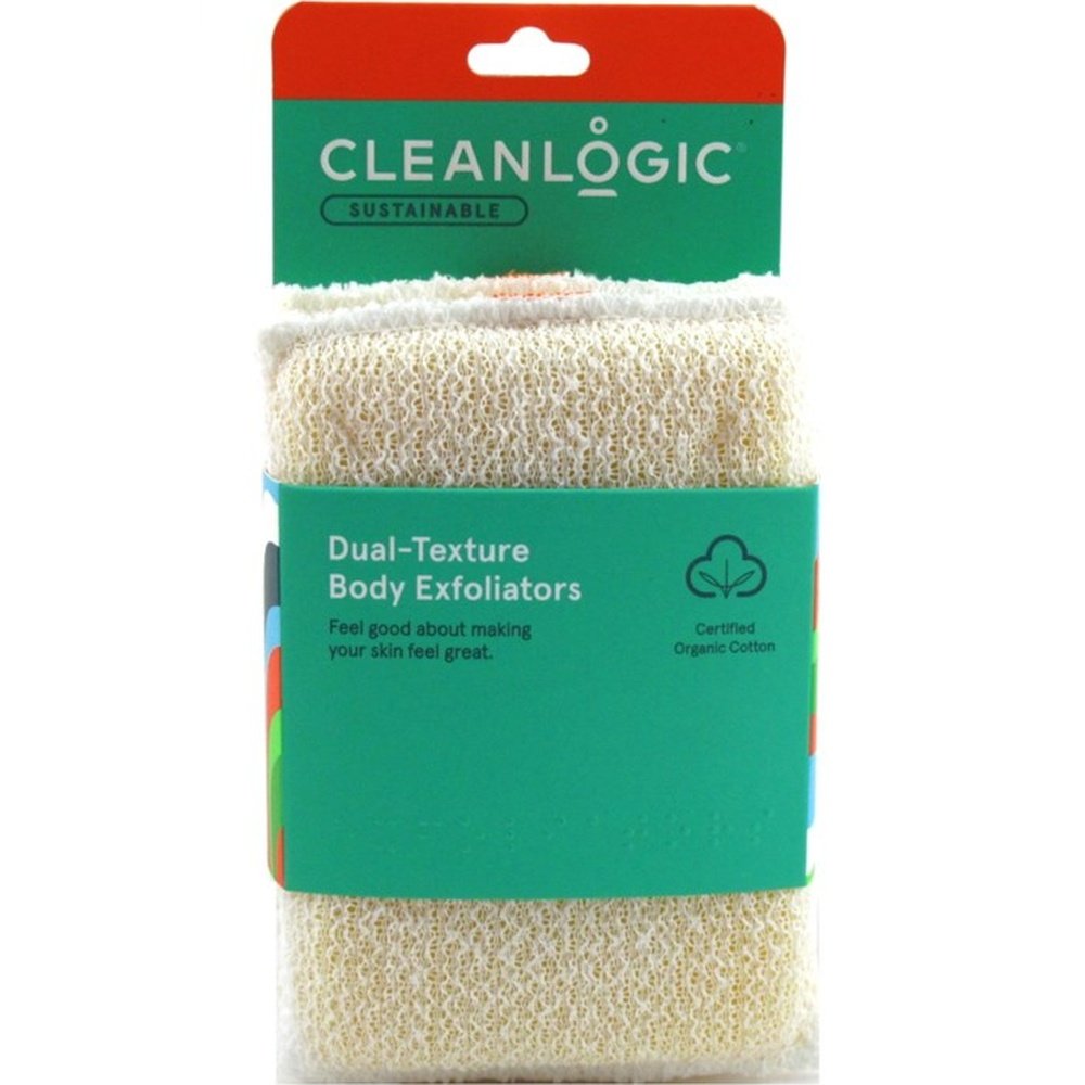 Clean Logic Sustainable Dual Texture Exfoliators