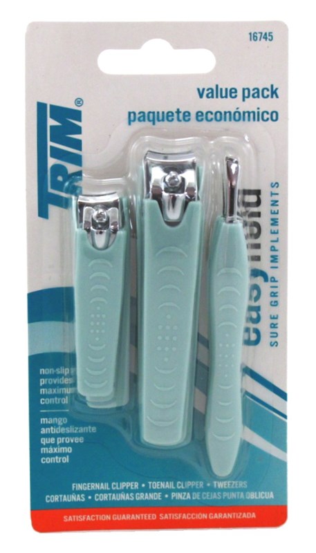 Trim Easy Hold Clippers & Tweezer Value Pack)