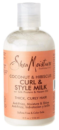 Shea Moisture Coconut&Hibiscus Curl & Shine Styling Milk 8oz