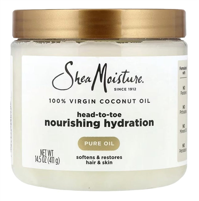 Shea Moisture 100% Xtra-Virgin Coconut Oil 15oz Head-To-Toe