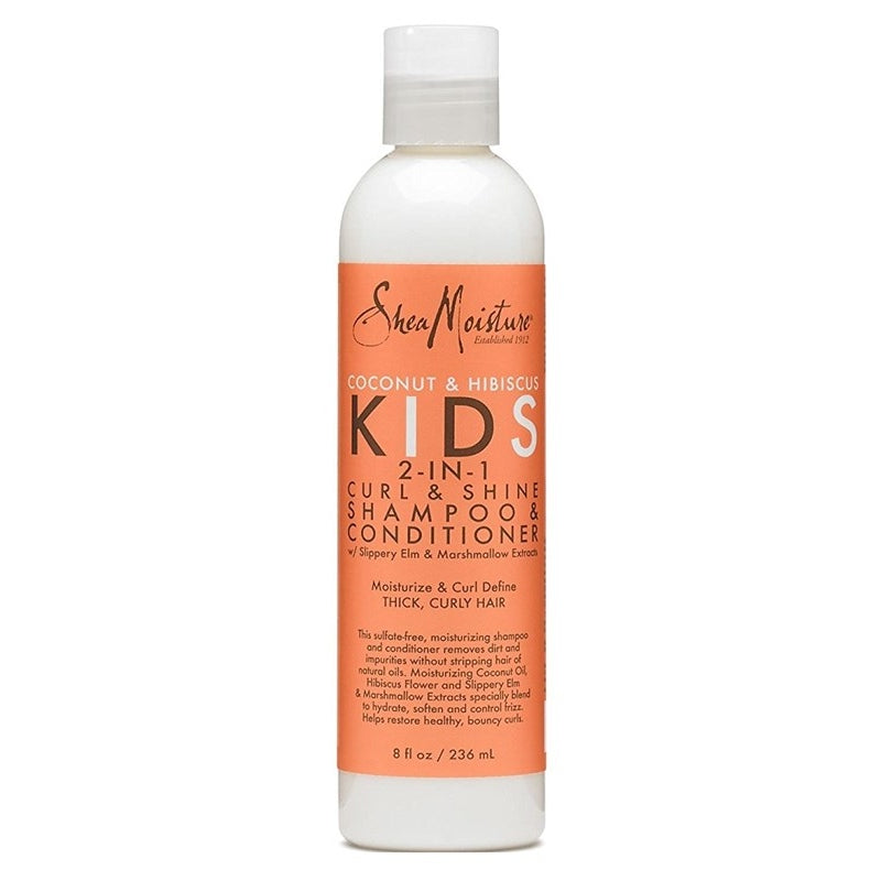 Shea Moisture Kids Shampoo 2-In-1 Coconut & Hibiscus 8oz