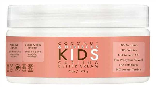 Shea Moisture Kids Curling Cream Coconut/Hibiscus 6oz Jar