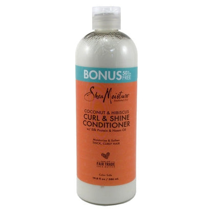 Shea Moisture Coconut&Hibiscus Conditioner 19.8oz Bonus