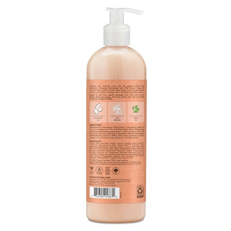 Shea Moisture Coconut&Hibiscus Shampoo 24oz Pump