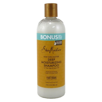 Shea Moisture Raw Shea Shampoo 19.8oz Bonus