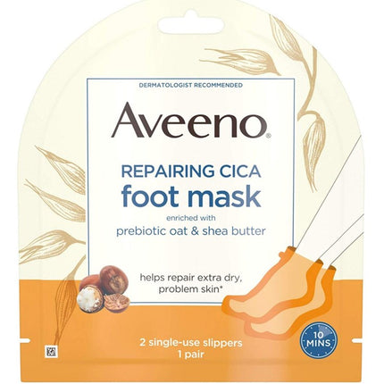 Aveeno Repairing Cica Foot Mask (6 Pieces)