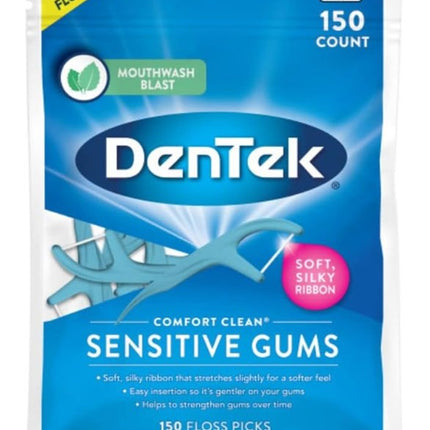 Dentek Floss Picks Comfort Clean Sensitive Gums