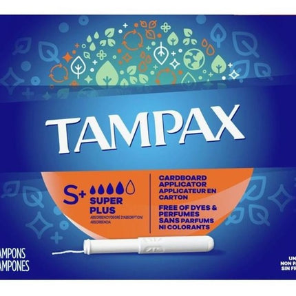 Tampax Tampons Super Plus 40 Count Unscented