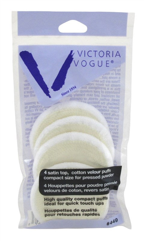 Victoria Vogue #449 Satin Top Cotton Velour Puffs