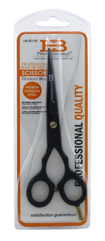 Hb Pro Scissors Professional Razor Edge (3 Pieces) Titanium Blk