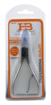 Hb Pro Toe Nail Nippers Wire Spring (3 Pieces) Stainless Steel