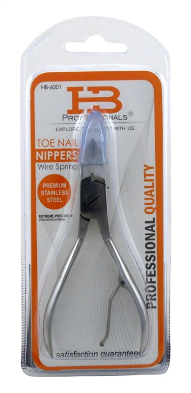 Hb Pro Toe Nail Nippers Wire Spring (3 Pieces) Stainless Steel
