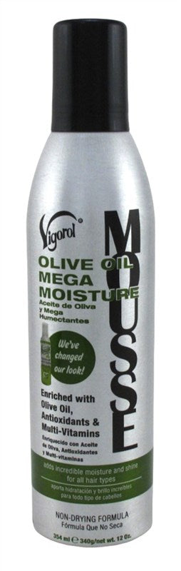 Vigorol Mousse Olive Oil Mega Moisture 12oz