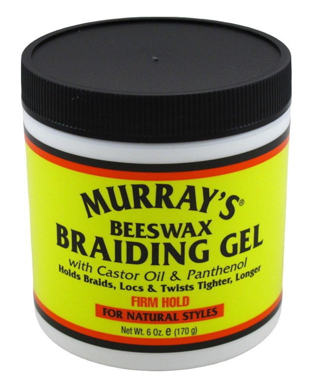 Murrays Beeswax Braiding Gel Firm Hold 6oz