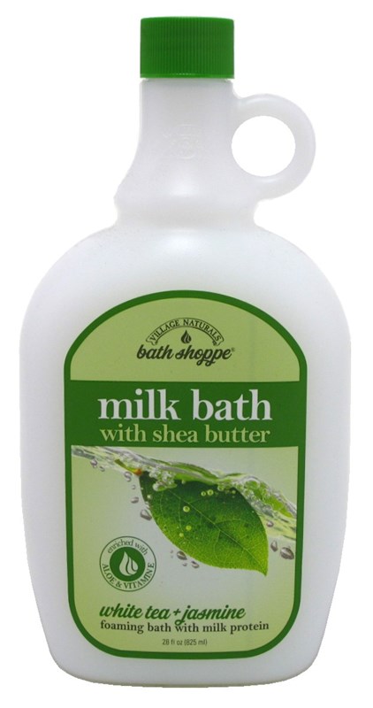 Village Nat. Milk Bath Ultra- Moist White Tea/Jasmine 28oz