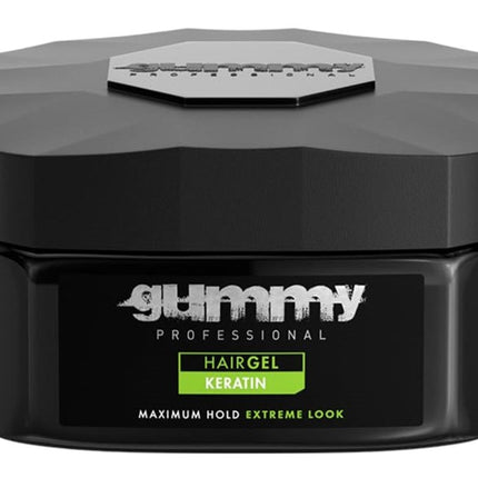 Gummy Hair Gel Maximum Hold Extreme Look Keratin 7.43oz