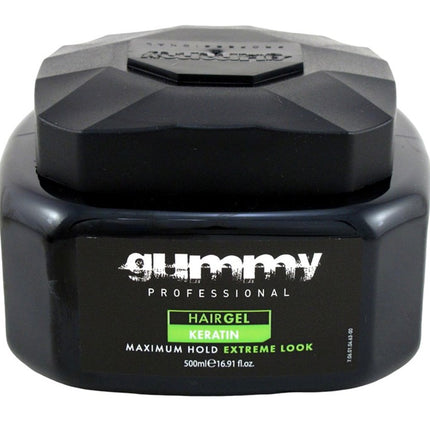 Gummy Hair Gel Maximum Hold Extreme Look Keratin 16.9oz