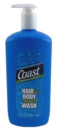 Coast Hair & Body Wash Classic Scent 32oz Pump