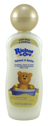 Ricitos De Oro Baby Body Wash & Shampoo Oat / Vanilla 13.5oz