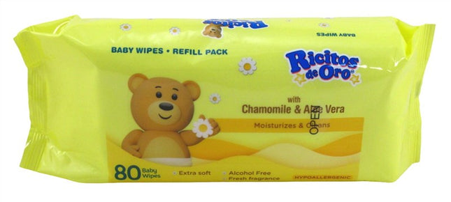 Ricitos De Oro Baby Wipes Refill Chamomile/Aloe