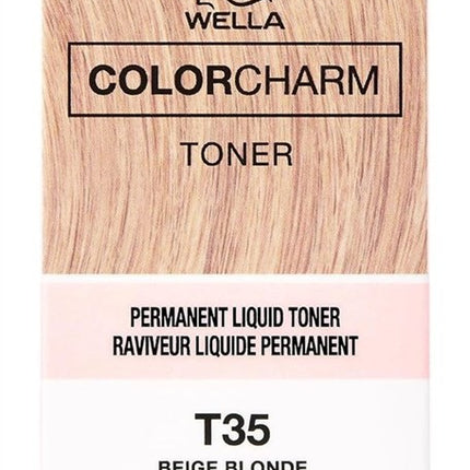 Wella Color Charm Liquid Toner #T35 Beige Blonde