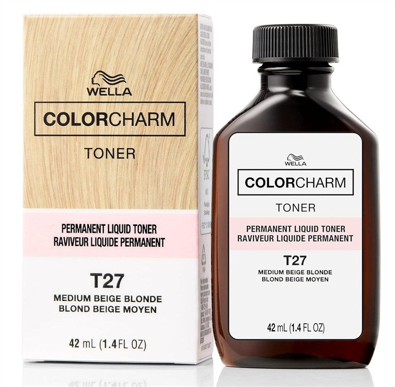 Wella Color Charm Liquid Toner #T27 Medium Beige Blonde