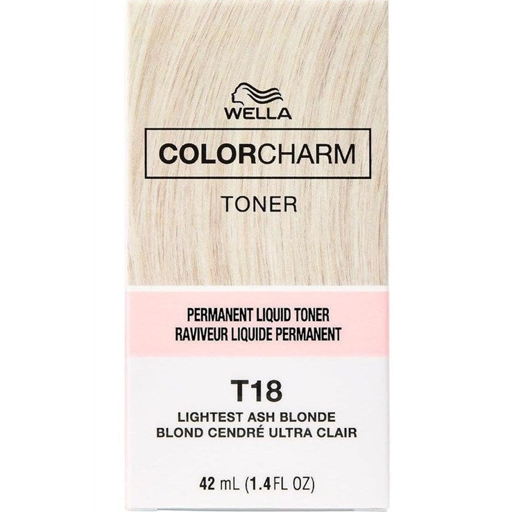 Wella Color Charm Liquid Toner #T18 Lightest Ash Blonde