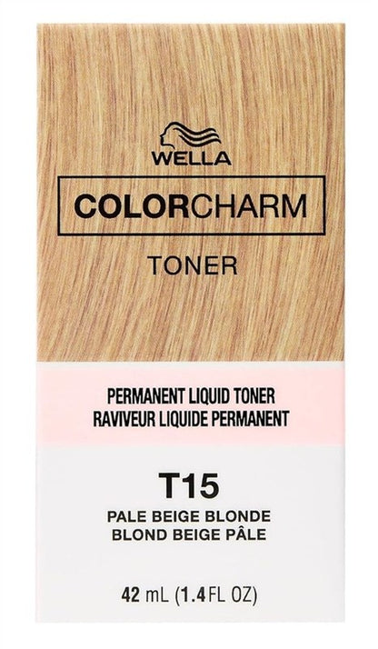 Wella Color Charm Liquid Toner #T15 Pale Beige Blonde