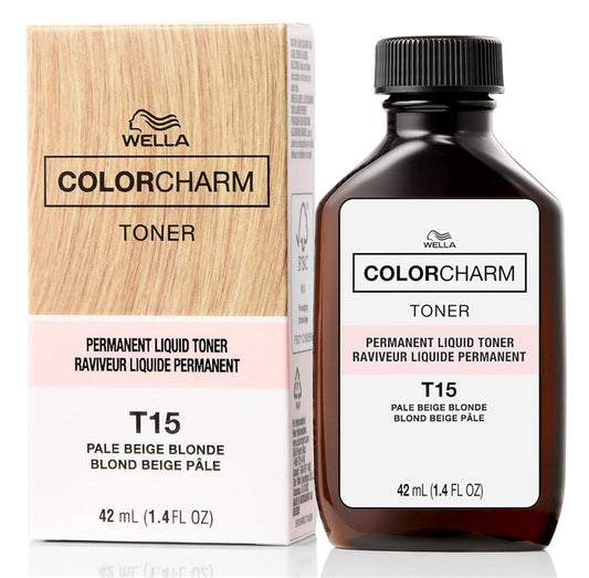 Wella Color Charm Liquid Toner #T15 Pale Beige Blonde