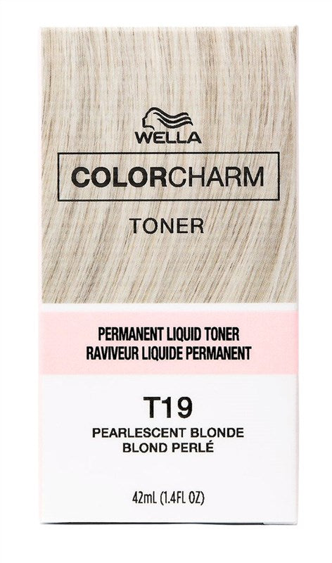 Wella Color Charm Liquid Toner #T19 Pearlescent Blonde 1.4oz