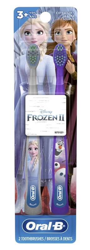 Oral-B Toothbrush Kids Frozen Ii Extra Soft 2 Count