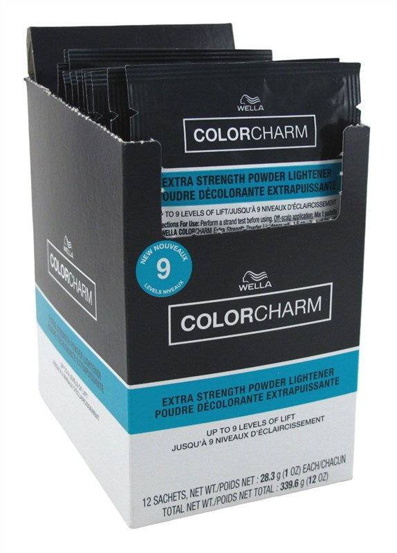 Wella Color Charm Lightener Powder Pks Xtra Strength(12 Pieces)