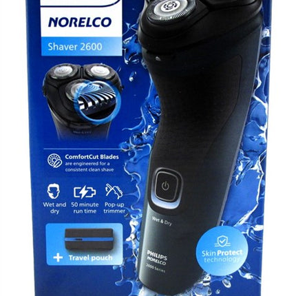 Philips Norelco Shaver 2600 + Travel Pouch Rechargeable