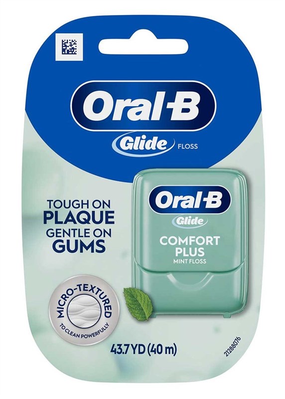 Oral-B Glide Floss Pro Health 43.7Yd Comfort Plus Mint (6 Pieces)