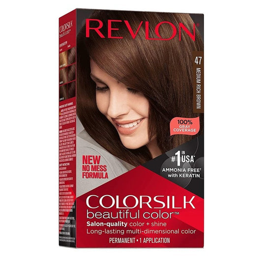 Revlon Colorsilk #47 Medium Rich Brown