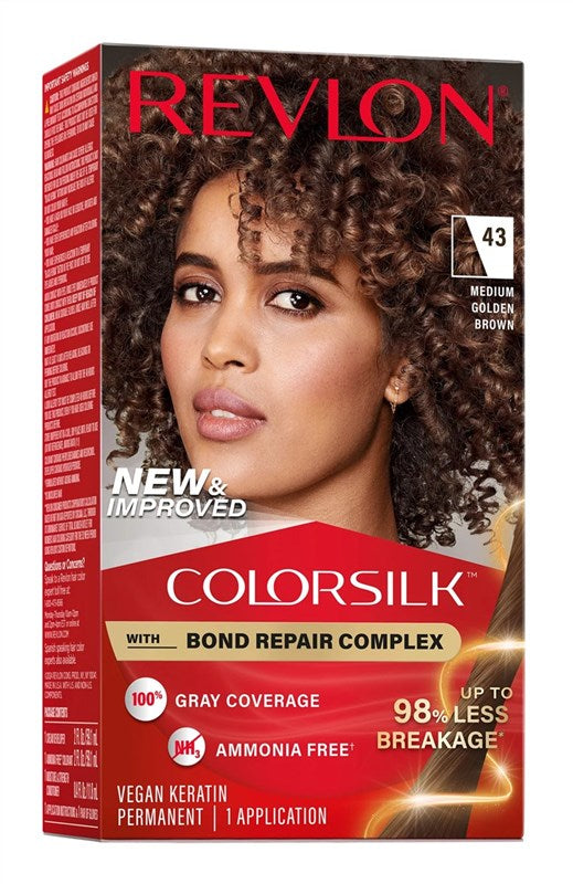Revlon Colorsilk #43 Medium Golden Brown