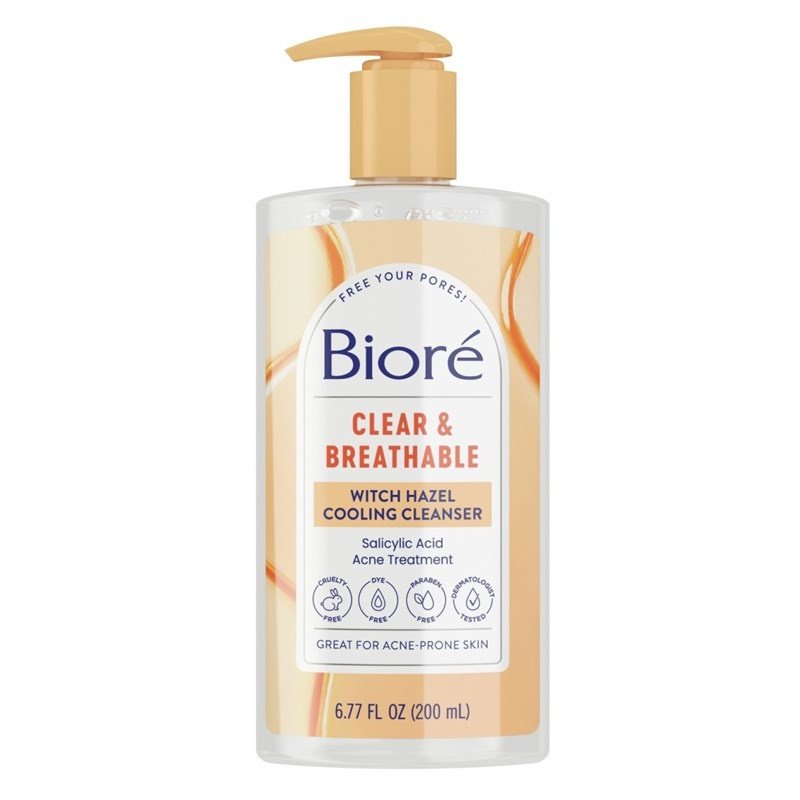 Biore Witch Hazel Cooling Cleanser 6.77oz Pump