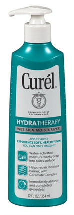 Curel Hydra Therapy 12oz Wet Skin Moisturizer Pump