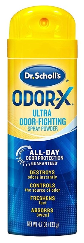 Dr. Scholls Odor-X Ultra Odor Fighting Spray Powder 4.7oz