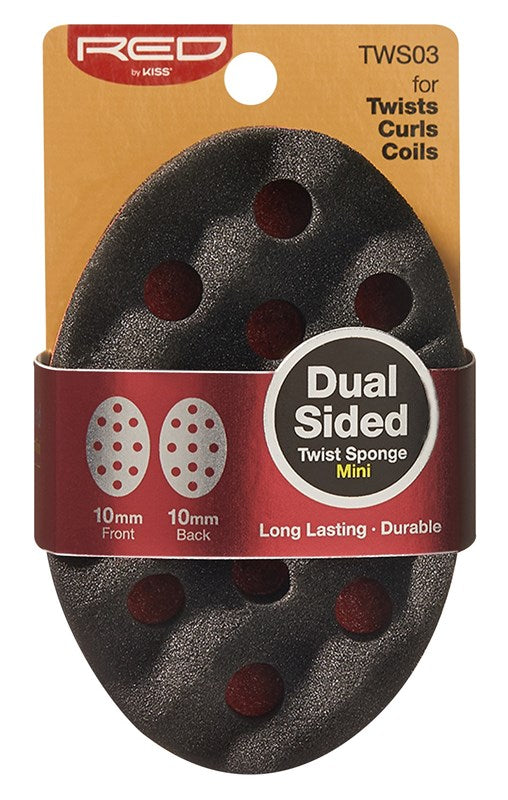 Kiss Red Twist Sponge Mini Dual Sided