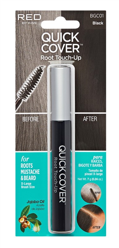 Kiss Red Root Touch-Up Brush Black (3 Pieces)