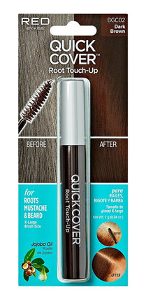 Kiss Red Root Touch-Up Brush Dark Brown (3 Pieces)