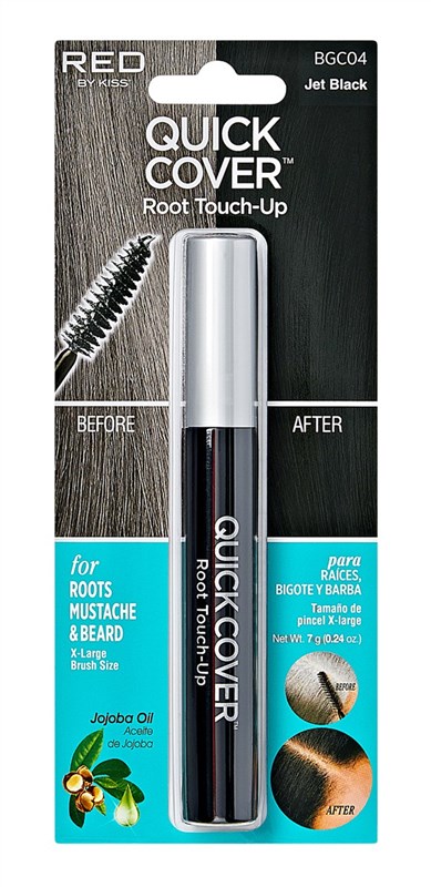 Kiss Red Root Touch-Up Brush Jet Black (3 Pieces)