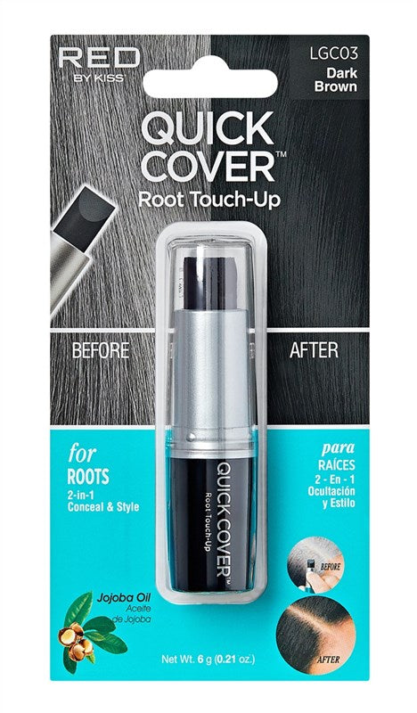 Kiss Red Root Touch-Up Stick Dark Brown (3 Pieces)