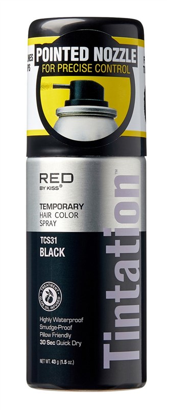 Kiss Tintation Temporary Color Black 1.5oz